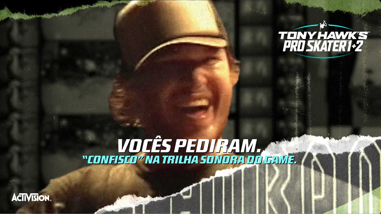 Confisco ganha clipe novo com cenas de Tony Hawks Pro Skater 1+2