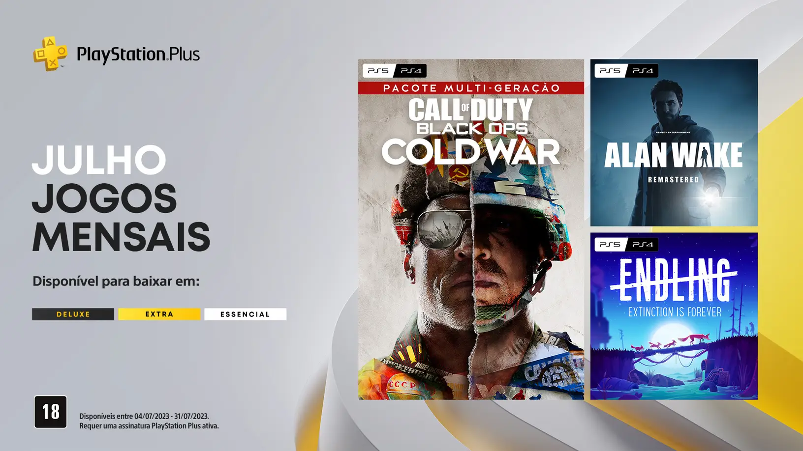 Revelados jogos do PS Plus Extra e Deluxe de agosto para o PlayStation