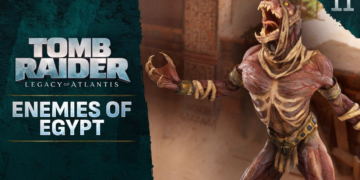 Tomb Raider: Legacy of Atlantis mostra Múmia de Gato no Egito